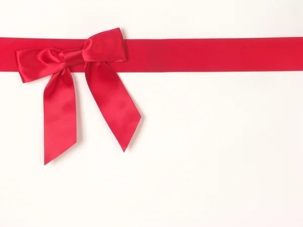 stock image Red bow isolated