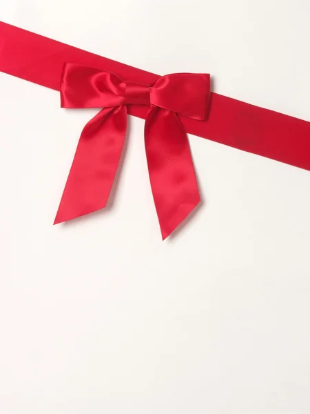 stock image Red bow isolated