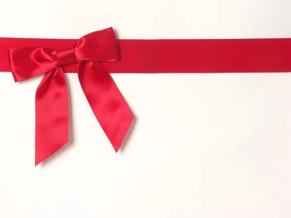 stock image Red bow isolated