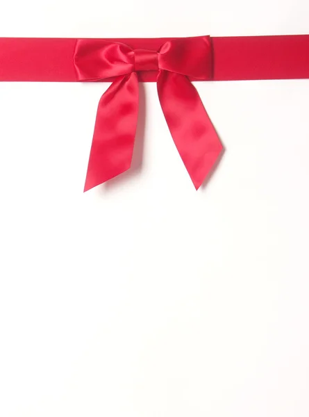 stock image Red bow isolated