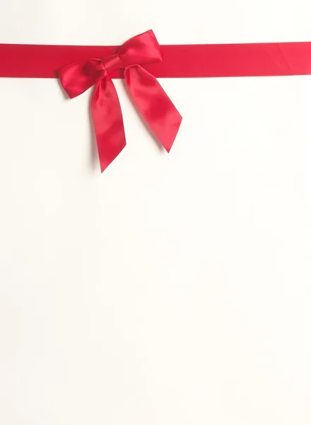 stock image Red bow isolated