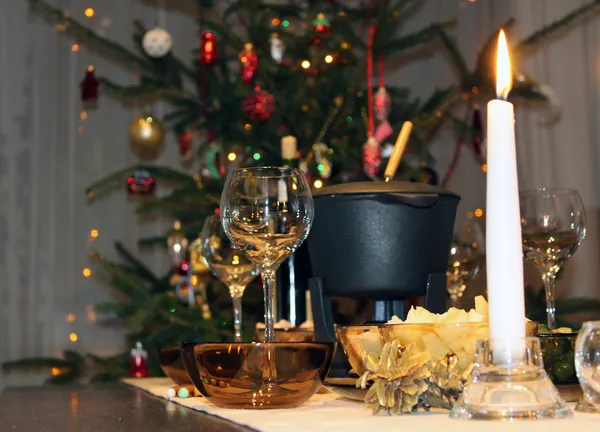 Navidad ambiente romántico festivo — Foto de Stock
