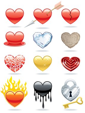 Heart Icons clipart