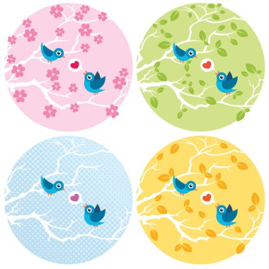 Love Birds clipart