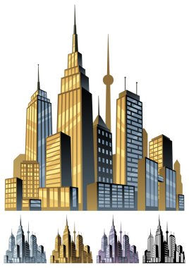 Comic Book City clipart