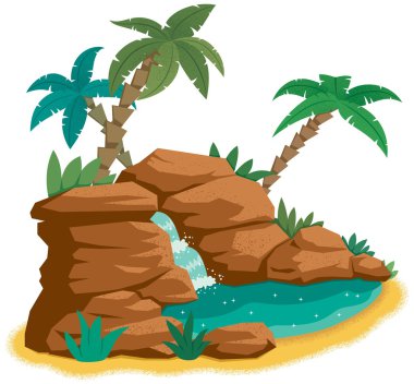 Desert Oasis clipart