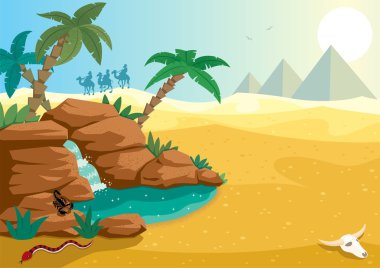 Desert Oasis clipart