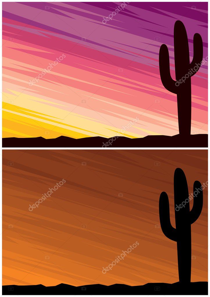 Deserto cacto desenhos animados imagem vetorial de stockgiu© 263679840