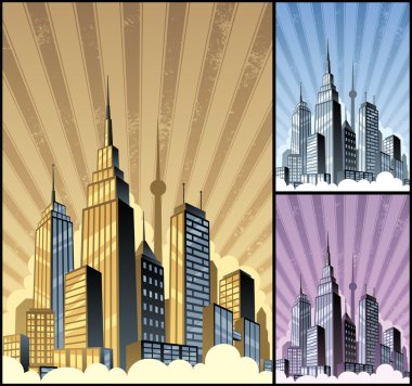 Cityscape Vertical clipart