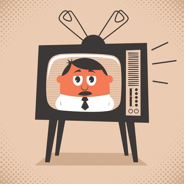 Новости телевидения — стоковый вектор