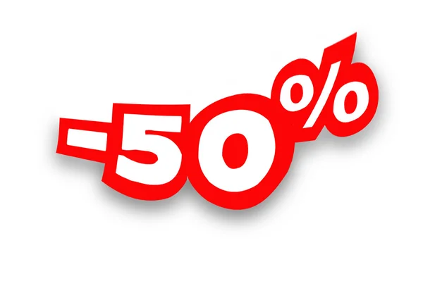 Stock image The percentage discount