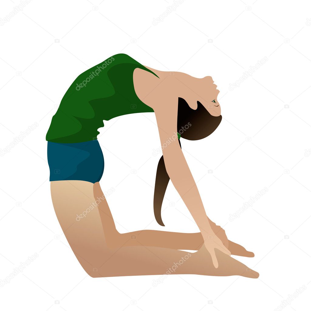 Yoga: postura del camello Yoga: postura del camello