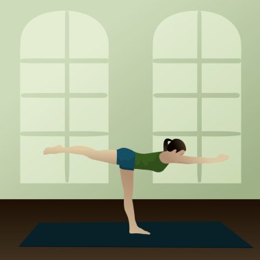 Savaşçı 3 poz, virabhadrasana 3