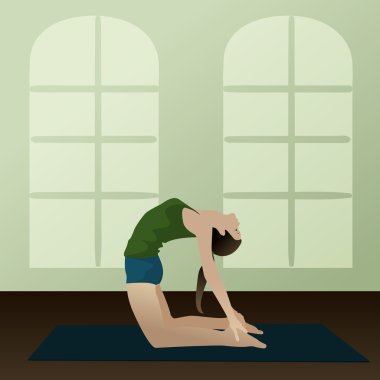 deve poz, ushtra-asana