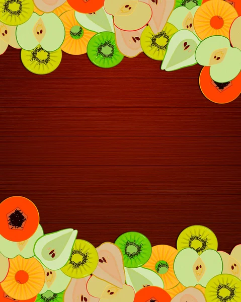 Fruity message — Stock Photo, Image