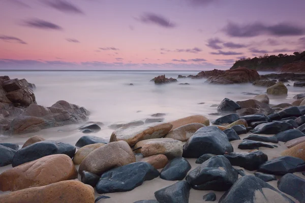 Pôr-do-sol da praia — Fotografia de Stock