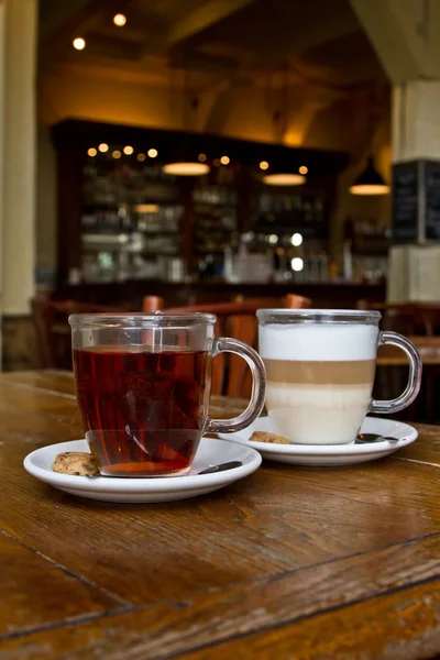 Chá e café — Fotografia de Stock