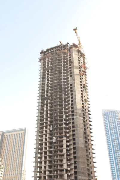 Edificio de gran altura en construcción — Foto de Stock