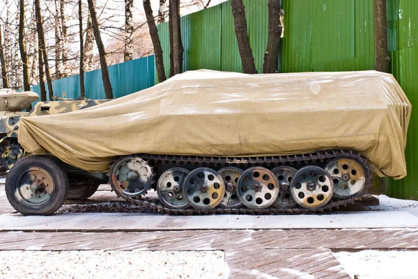 Gamla Ryssland militärer armored carrier — Stockfoto