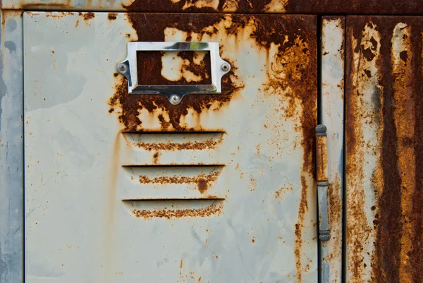 古い金属のロッカーの背景 — ストック写真