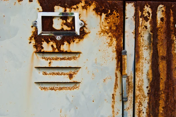 Старые металлические шкафы фон — стоковое фото