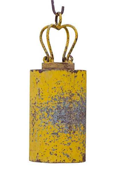 Yellow asian temple bell — Stock Photo, Image