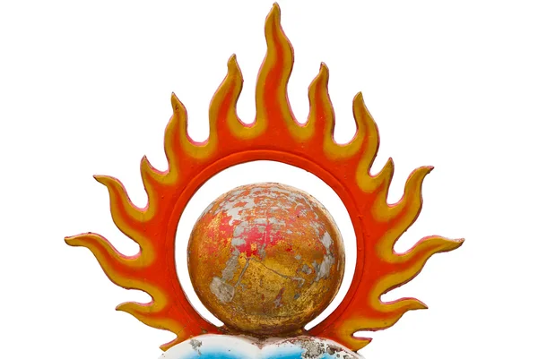 stock image Burned earth symbol