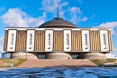 Moscow victory park building clipart