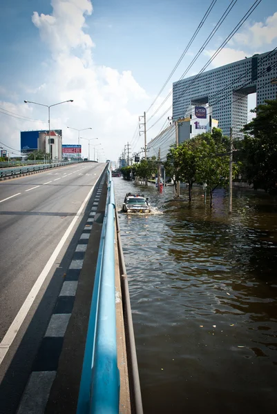 Bangkok värsta översvämning i 2011 — Stockfoto
