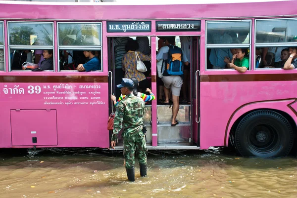 Bangkok najgorszy powodzi w 2011 — Zdjęcie stockowe