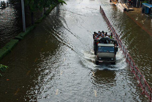 Bangkok worst flood in 2011