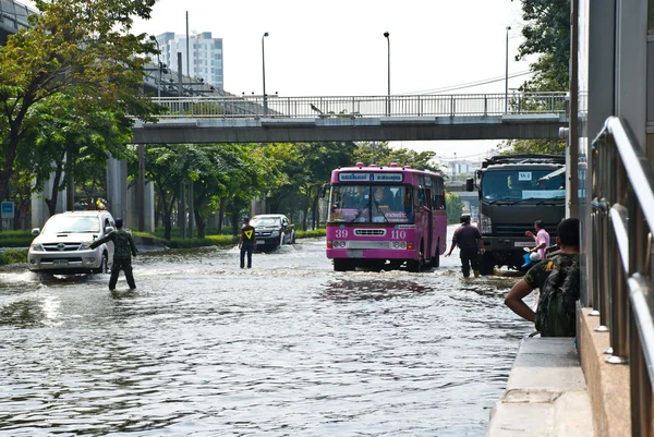Bangkok en kötü sel 2011 — Stok fotoğraf