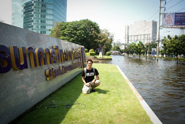 Bangkok en kötü sel 2011 — Stok fotoğraf