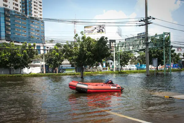 Banguecoque pior inundação em 2011 — Fotografia de Stock