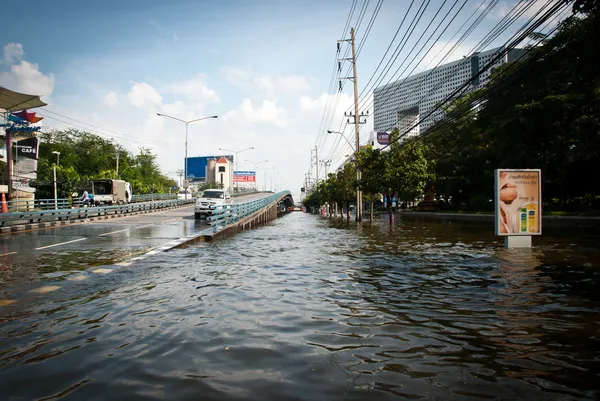 Bangkok schlimmste Flut 2011 — Stockfoto