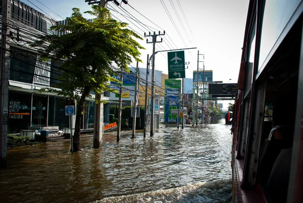Bangkok peor inundación en 2011 —  Fotos de Stock