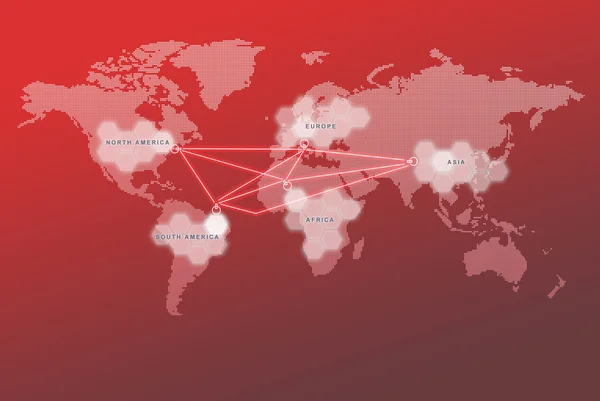 Das globale Geschäftskonzept — Stockfoto