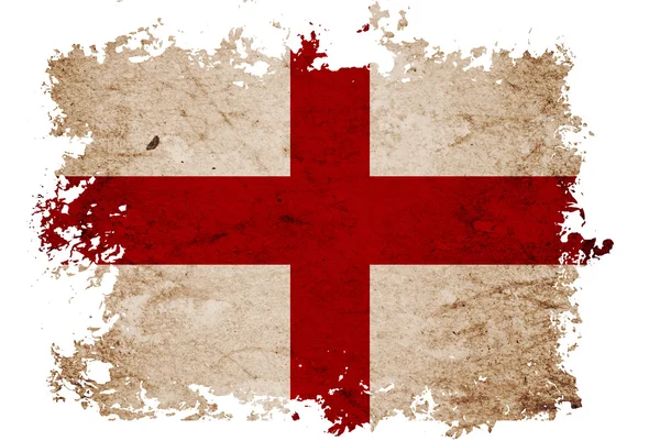 Bandeira inglesa em papel vintage antigo — Fotografia de Stock