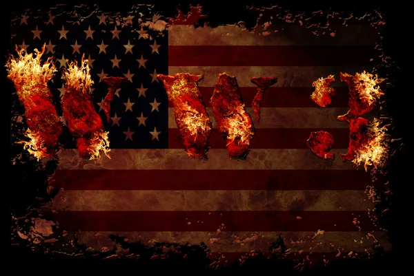 stock image World war 3 nuclear background