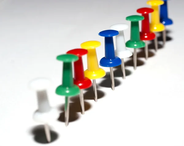 Un número de botones multicolores —  Fotos de Stock