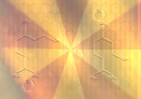 Forma de fundo abstrato de favos de mel — Fotografia de Stock