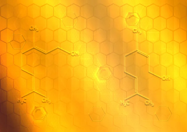 Forma de fundo abstrato de favos de mel — Fotografia de Stock