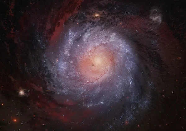 Дальній спіральна галактика — стокове фото