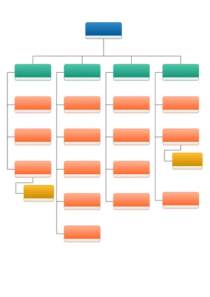 Estrutura organizacional — Fotografia de Stock