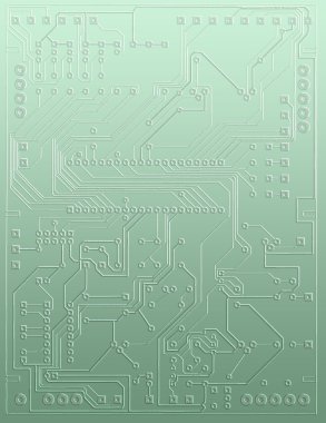 Close-up abstract microcircuit clipart