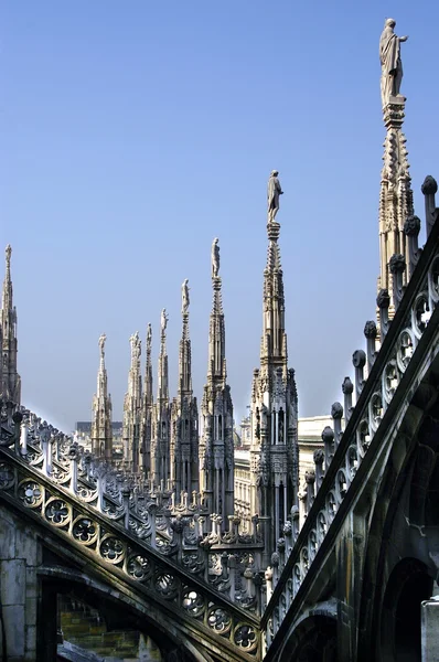 Gothic pinnacles — Stock Photo, Image
