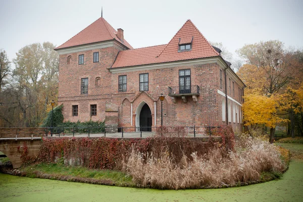 Gotický hrad v oporow, Polsko — Stock fotografie