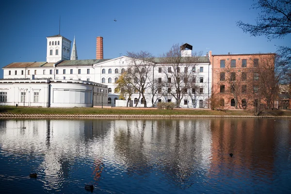 stock image White Factory in Lodz, Poland