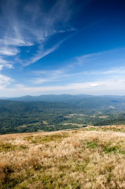 Bieszczady mountains in south east Poland clipart