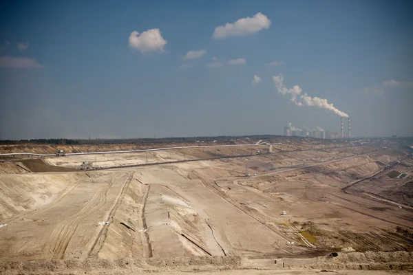 Estrazione di carbone superficiale — Foto Stock